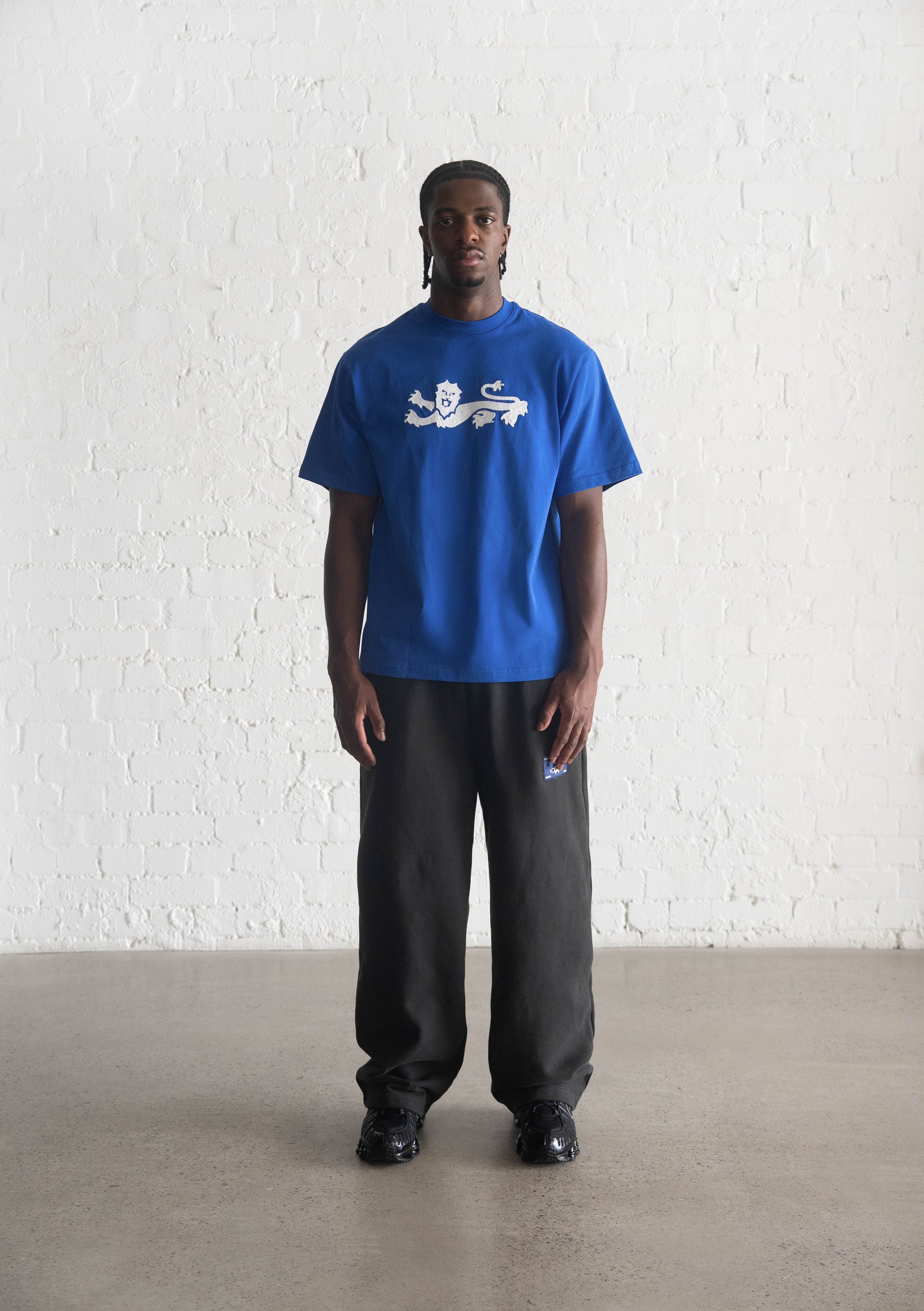 CHAIN STITCH LION T-SHIRT